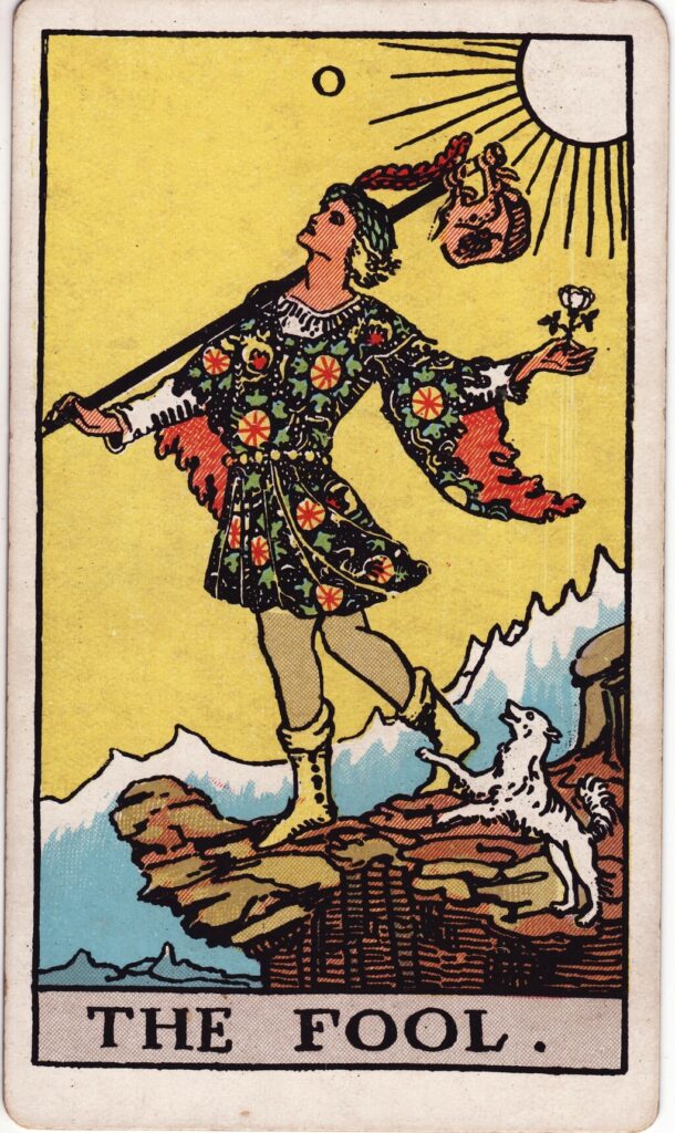 RWS Tarot 00 Fool 1
