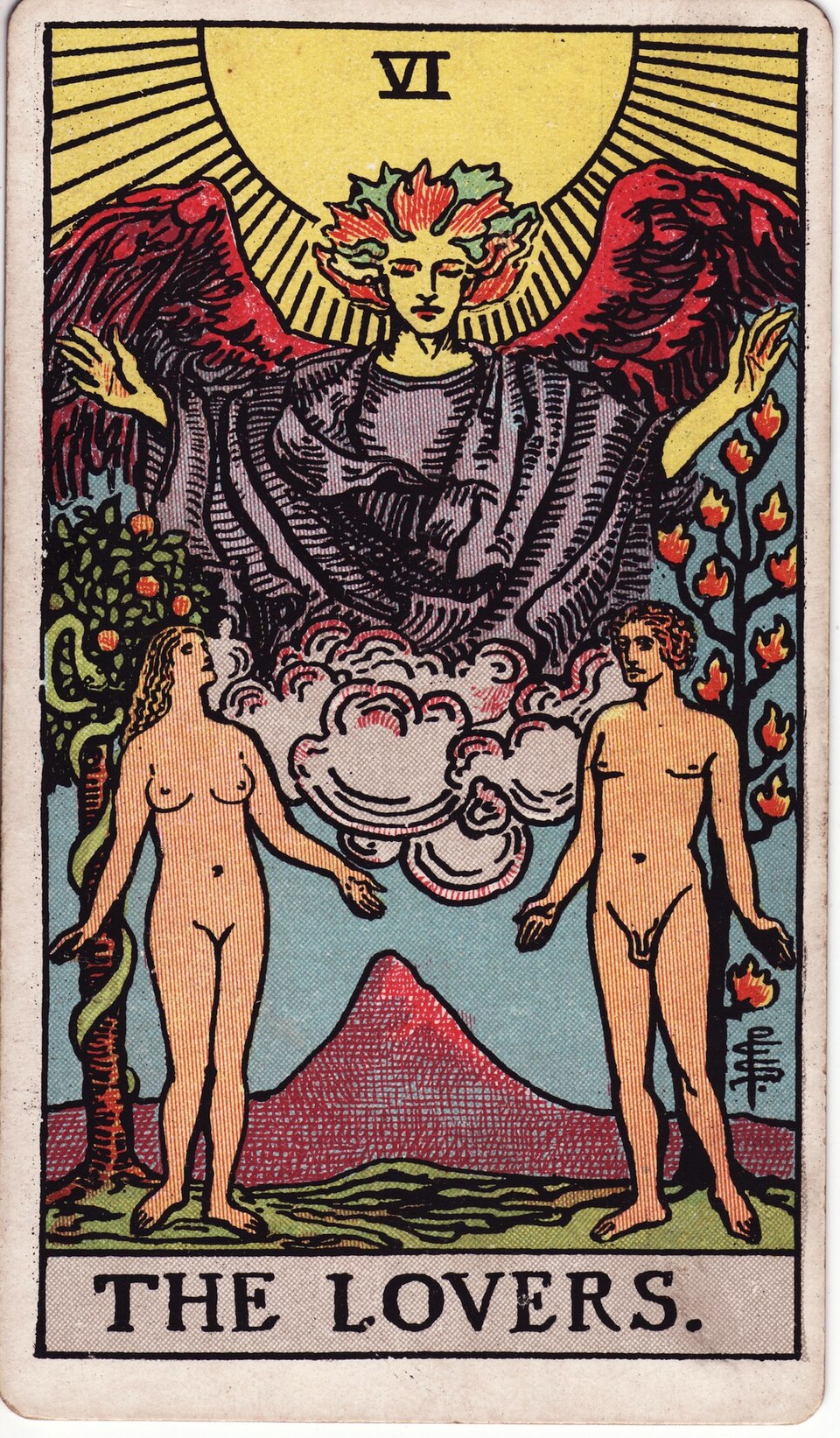 RWS Tarot 06 Lovers