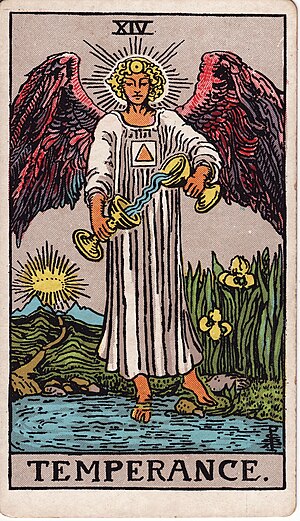 RWS Tarot 14 Temperance