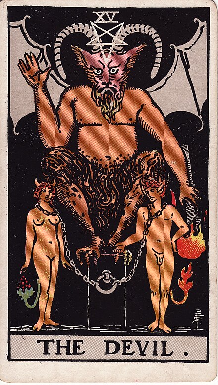 RWS Tarot 15 Devil