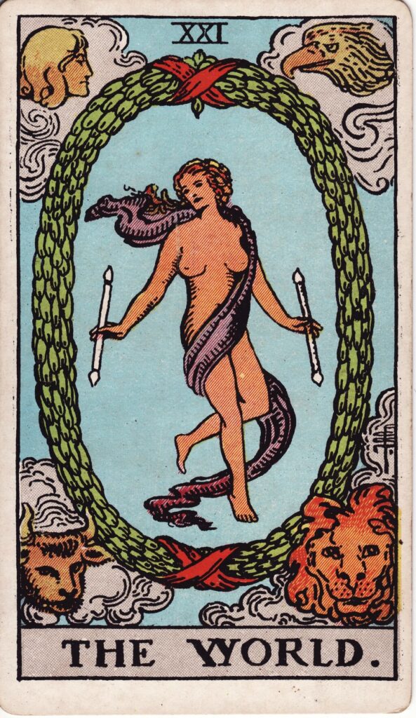RWS Tarot 21 World