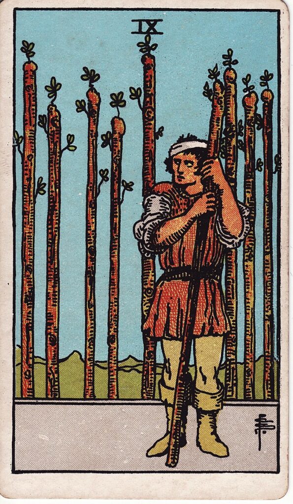 Tarot Nine of Wands