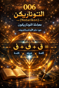 006 النوتاريكون ( Notarikon ) معادلة النوتاريقون دورة علم الارقام والحروف