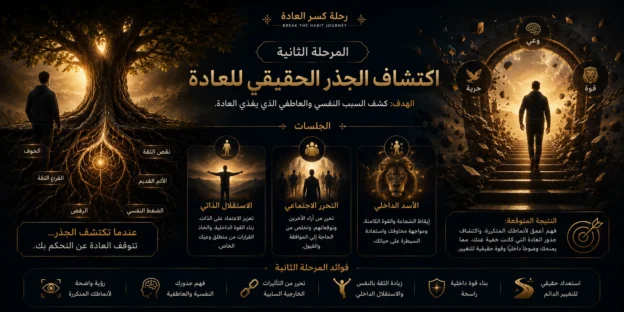 المرحلة الثانية: اكتشاف الجذر الحقيقي للعادة