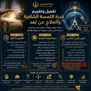 تفعيل وتقييم قدرة اللمسة الشافية و العلاج عن بعد