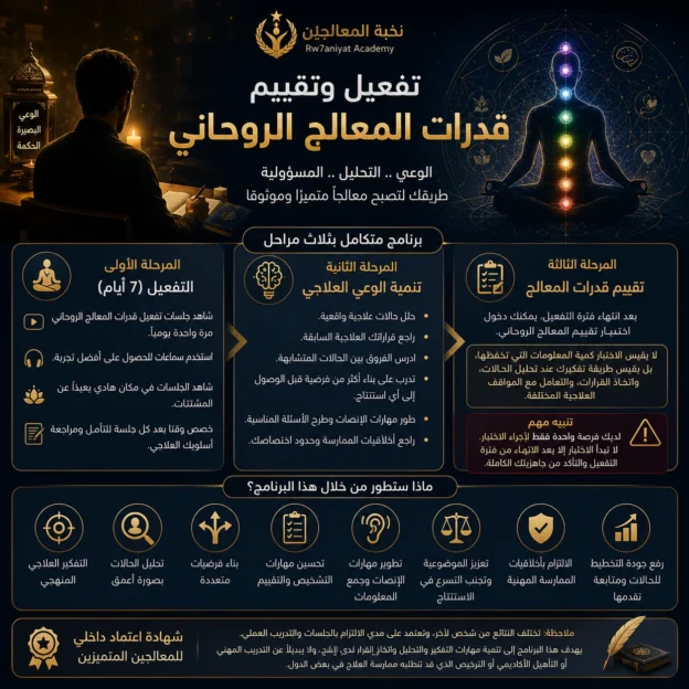 تفعيل وتقييم قدرات المعالج الروحاني
